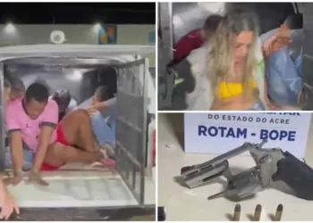 Grupo armado é preso em flagrante em carro de aplicativo