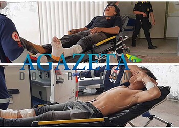 Motociclista dá passagem para pedestre e é atingido por outra moto