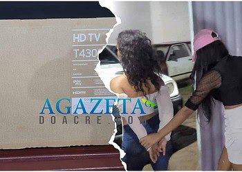 Adolescentes tentam furtar TV de loja do shopping de Rio Branco