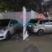 Colisão entre veículos derruba muro do Pronto-Socorro de Rio Branco