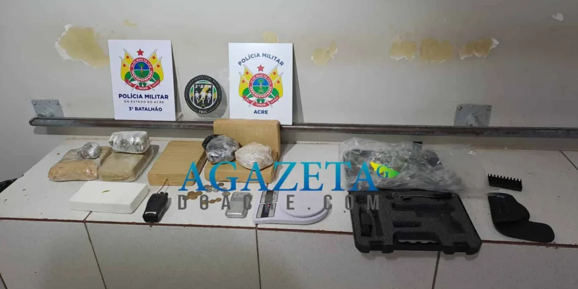 Polícia apreende mais de 8kg de droga em Rio Branco