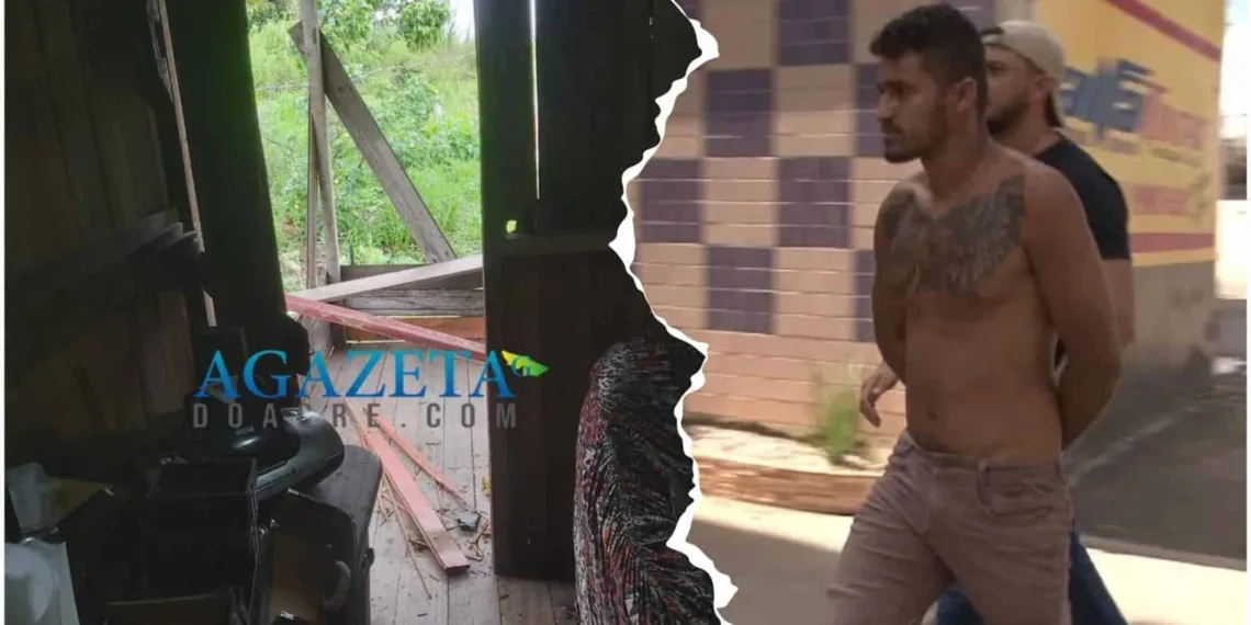 Bandido que espancou, torturou e expulsou casal de idosos da própria casa é preso em Rio Branco