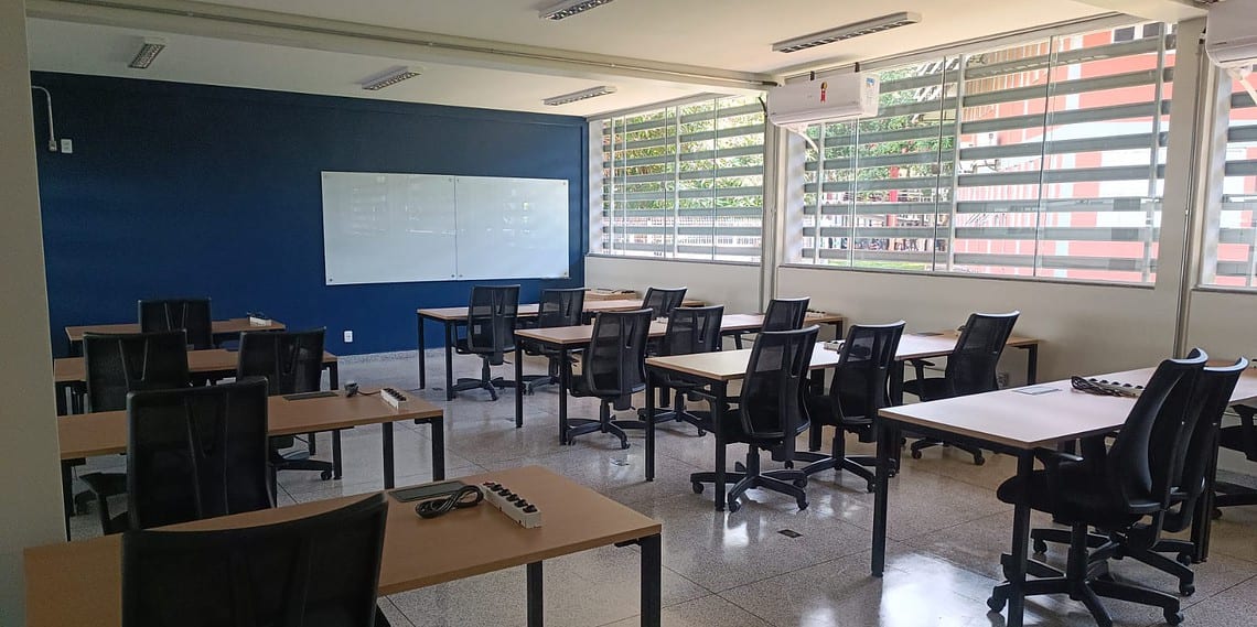Sala de treinamento do Pavic-Lab. Foto: Assessoria
