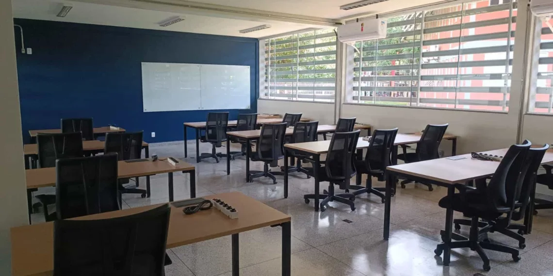 Sala de treinamento do Pavic-Lab. Foto: Assessoria