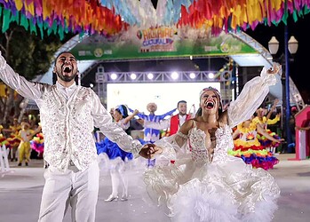 Assanhados na Roça foi a terceira quadrilha a se apresentar na Arena dos Folguedos. Foto: José Caminha/Secom