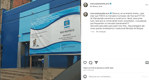 Marcus Alexandre questiona pintura dos mercados municipais: 'os comerciantes foram consultados?'