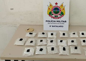 Trio de traficantes é preso em flagrante vendendo drogas no interior do Acre