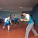 Alunos da Apae Rio Branco participam de aulas de capoeira na instituição de ensino especial