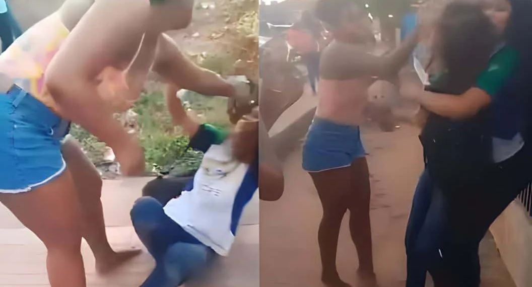 Triângulo amoroso: jovem espanca estudante na saída de escola no interior do Acre