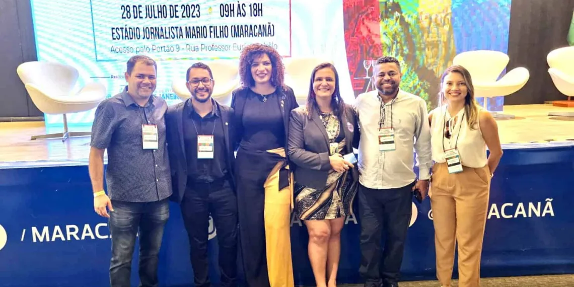 Integrantes das secretárias de Relações Federativas e da Seplan participam de fórum. Foto: cedida