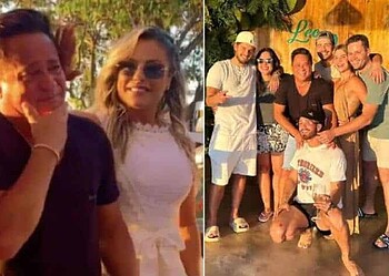 Leonardo não segura a emoção ao ver todos os filhos juntos em seu aniversário 3 Leonardo, Poliana Rocha e filhos – Instagram
© Fornecido por Areavip