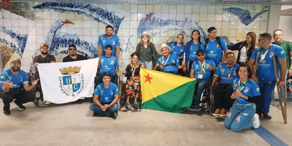 Atletas acreanos conquistam medalhas em competição paralímpica na Paraíba