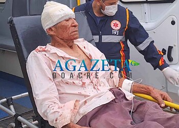 Idoso de 80 anos é agredido a golpes de garrafa por causa de ciúmes
