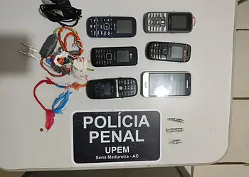 Operação em presídio apreende celulares, carregadores e droga no Acre
