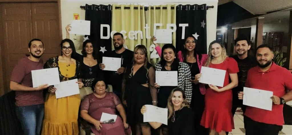 Certificação da primeira turma a concluir a especialização no Acre, em maio de 2022. Foto: Assessoria Ieptec