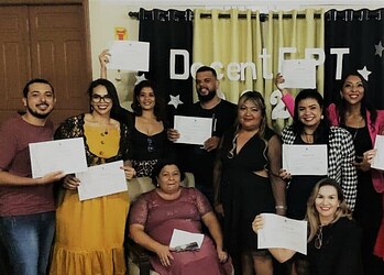 Certificação da primeira turma a concluir a especialização no Acre, em maio de 2022. Foto: Assessoria Ieptec