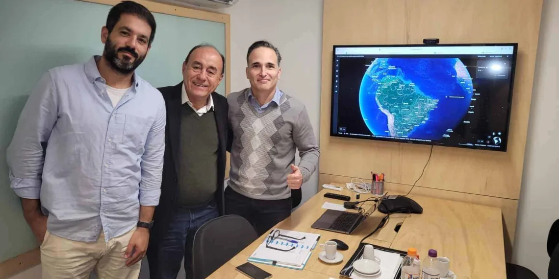 Prefeito Tião Bocalom se reúne com diretores de empresa de consultoria hídrica renomada