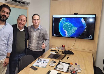 Prefeito Tião Bocalom se reúne com diretores de empresa de consultoria hídrica renomada