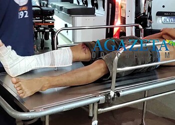 Vaca atravessa ramal e causa acidente no interior do Acre