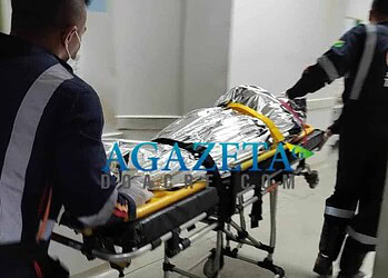 Lancha bate em banco de areia e mulher fica gravemente ferida no Rio Acre