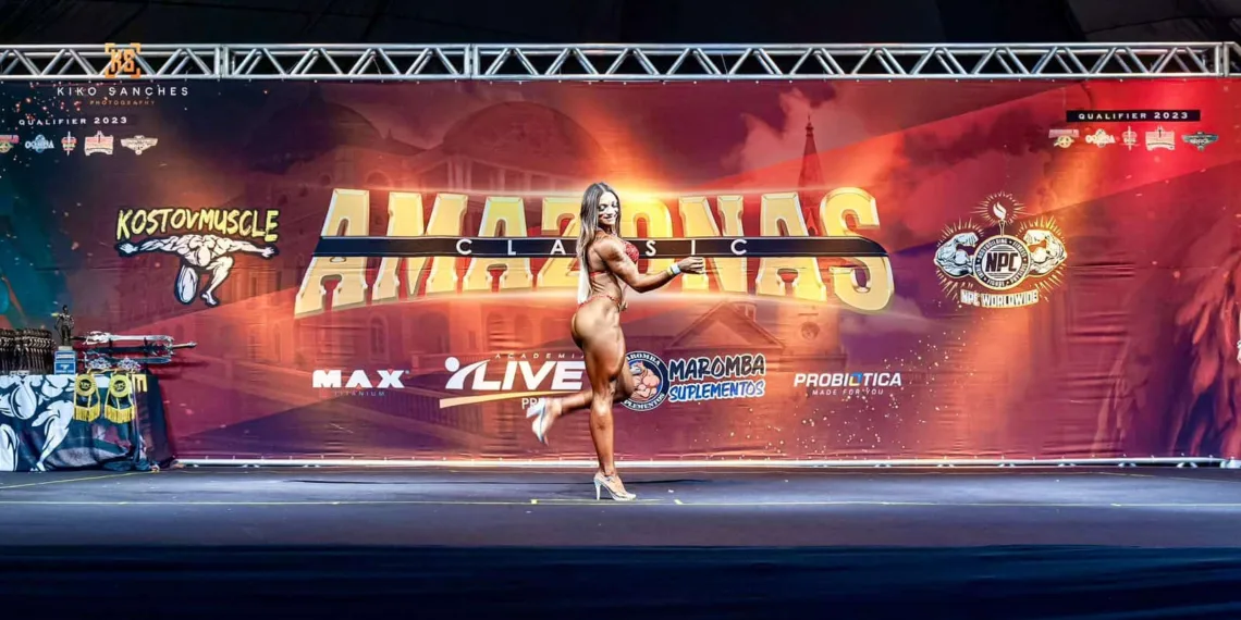 A acreana foi campeã do Amazonas Classic Expo Fitness Norte 2022, nas categorias Wellness Estreantes e Open C (Foto: Cedida)