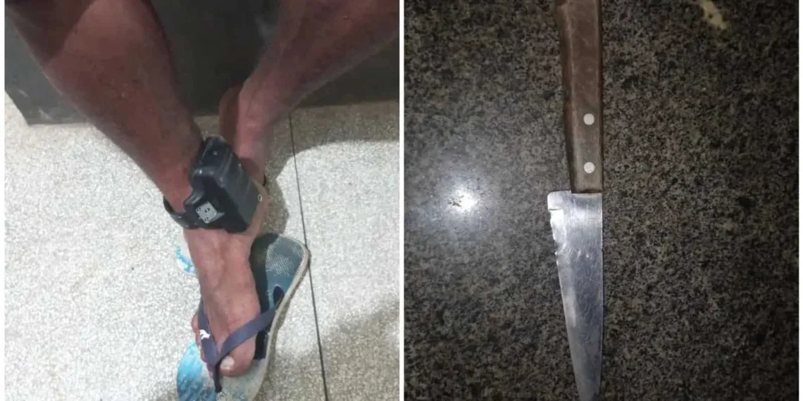 Monitorado por tornozeleira é preso com faca no interior do Acre