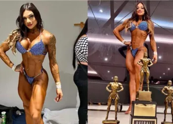 Acreana vence concurso de fisiculturismo e leva três troféus para casa: 'Deus guiou'