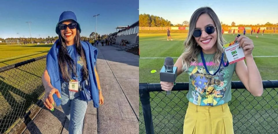 Na Austrália, influenciadoras do Acre acompanham treino da Seleção Feminina