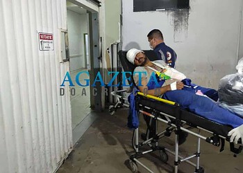 Homem é agredido a golpes de ripa e escapa da morte em delegacia