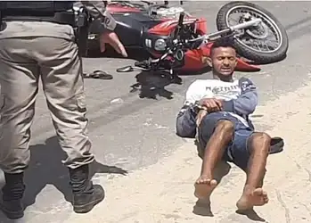 Bandido que atropelou idoso ao tentar fugir da polícia é preso