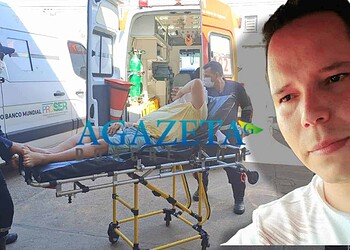 Policial feito de refém por detentos acaba de dar entrada no pronto-socorro