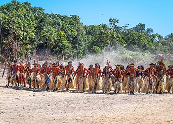 Festival Vete Noke Koî celebra 39 anos de demarcação da Terra Indígena Katukina. Foto: Marcos Santos/Secom