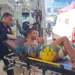 Esquema de segurança é montado para detentos feridos serem atendidos no pronto-socorro