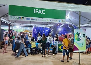 Planetário móvel é uma das atrações do Ifac na Expoacre