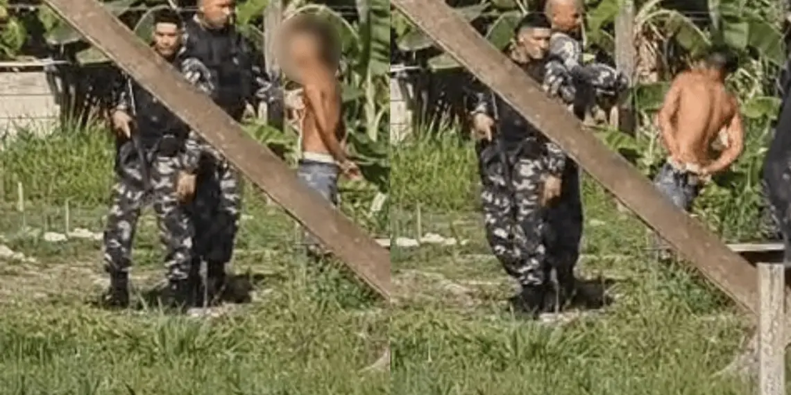 Militares que foram filmados agredindo adolescente são afastados pela Corregedoria 1 Militares que foram filmados agredindo adolescente são afastados pela Corregedoria