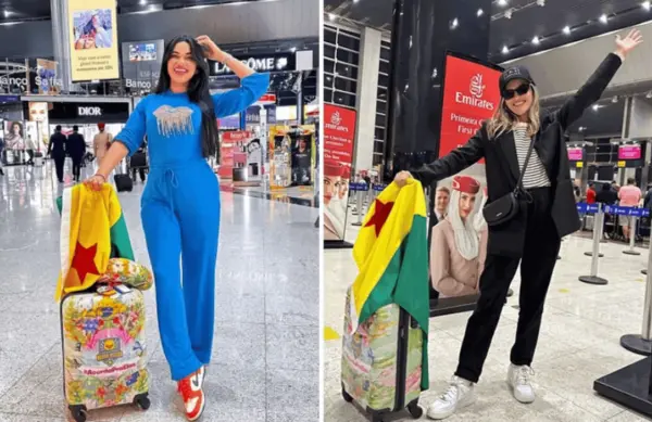 Influenciadoras do Acre embarcam para a Copa do Mundo Feminina, na Austrália