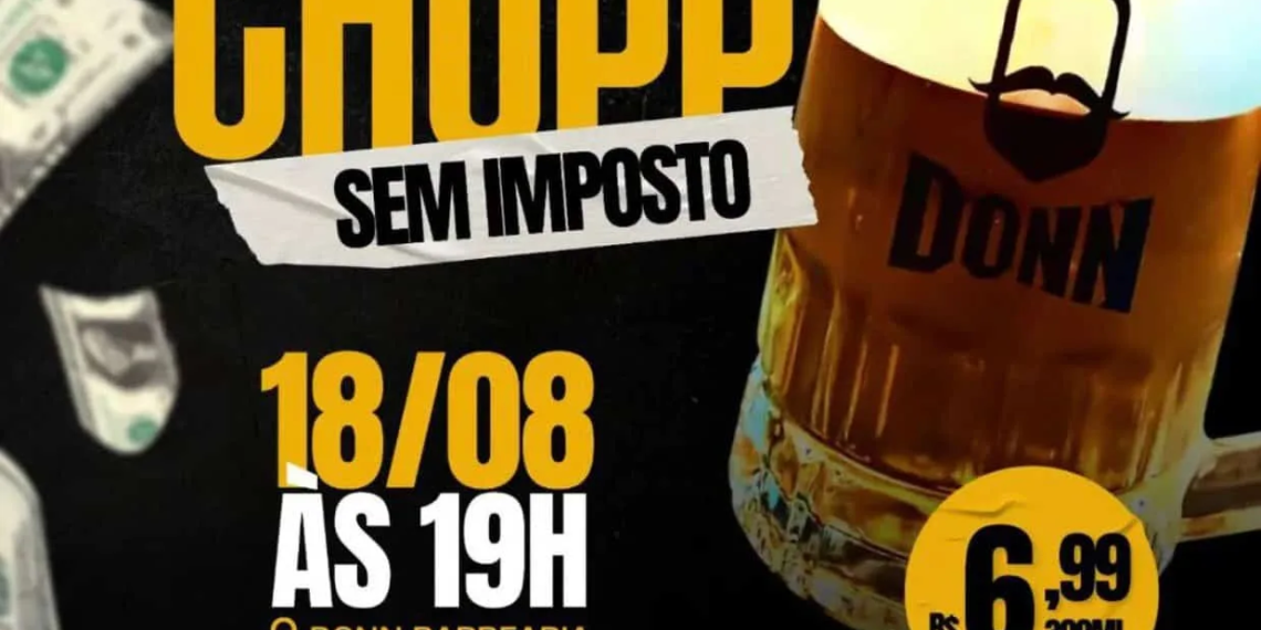 Juventude de movimento liberal promove evento com cerveja a R$ 6,99 em Rio Branco