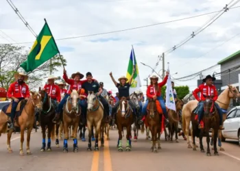 A Brasileia Rural Show também contou com apresentações culturais e a tradicional Cavalgada. Foto: Ascom Seict