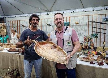 Artesanato é uma das atrações do estande da Sete. Foto: José Caminha/Secom