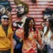 Um clic bem descontraído entre amigos Gigi Hanan, Raquel Poersch e Ígara Formighieri em Caminito, ponto turístico famoso em Buenos Aires