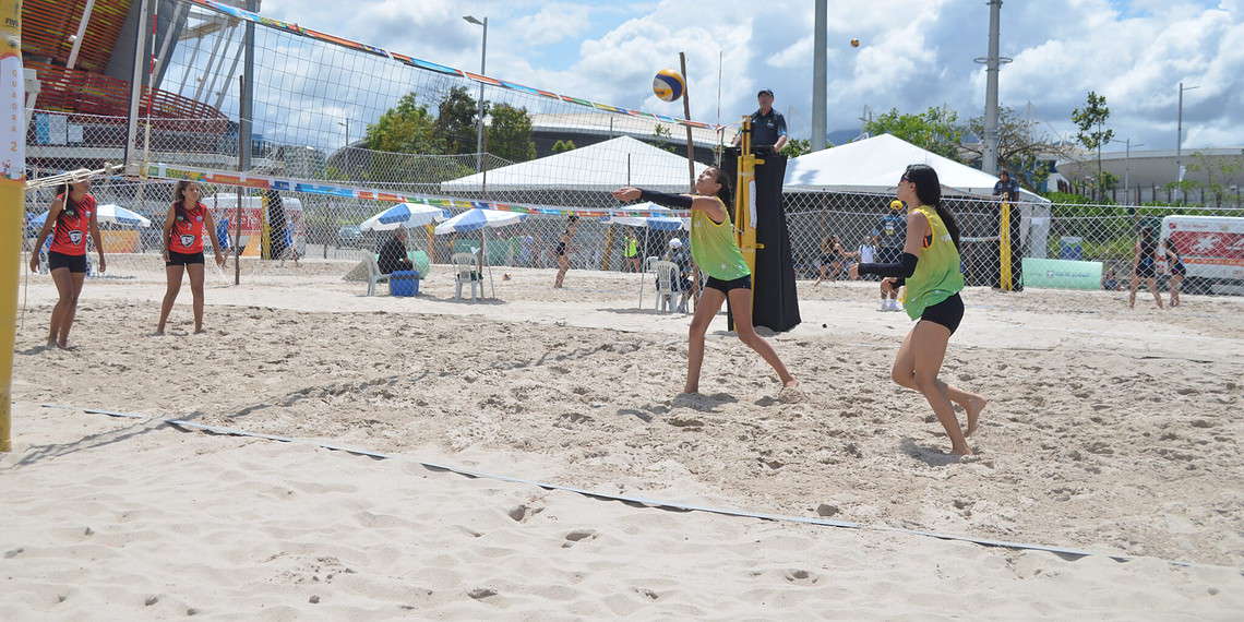 Vôlei de Praia será uma das modalidades do I Festival de Praia Universitário de Brasileia. Foto: Stalin Melo/SEE