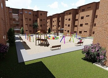 Primeira etapa do futuro conjunto habitacional do Irineu Serra contará com 224 apartamentos. Imagem: Sehurb
