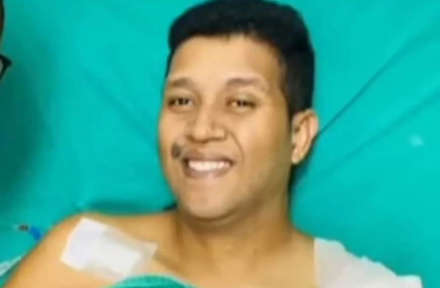 Motociclista que teve perna amputada em acidente é transferido para enfermaria do PS de Rio Branco