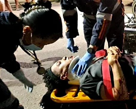 Motorista invade preferencial e deixa motociclista ferido na Vila Betel, em Rio Branco