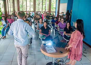 “Esta semana tem como foco os profissionais da Fundhacre e também acadêmicos, residentes e internos”, relata Madeline Guimarães. Foto: Gleison Luz/ Fundhacre