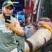 Família faz campanha de doação de sangue para motociclista que teve perna amputada