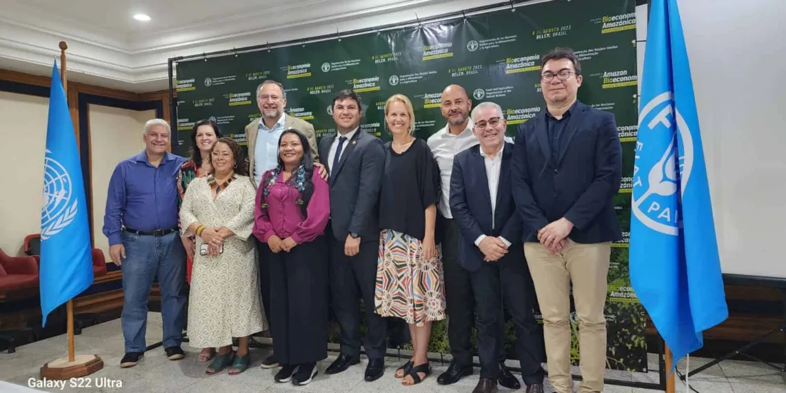 Comitiva do Acre foi convidada pelos representantes da Organização das Nações Unidas para Agricultura e Alimentação (FAO). Foto: cedida