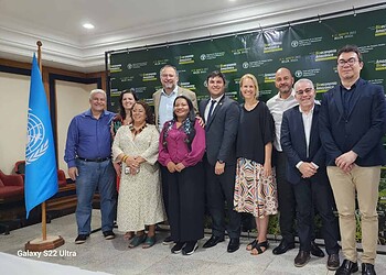 Comitiva do Acre foi convidada pelos representantes da Organização das Nações Unidas para Agricultura e Alimentação (FAO). Foto: cedida