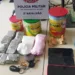 Quatro pessoas são presas transportando drogas em veículo na BR-364
