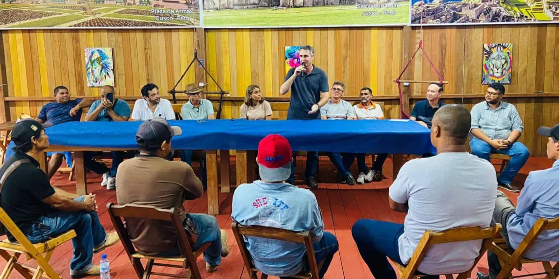 Marcus Alexandre participa de eleições de diretórios municipais do MDB no Alto Acre
